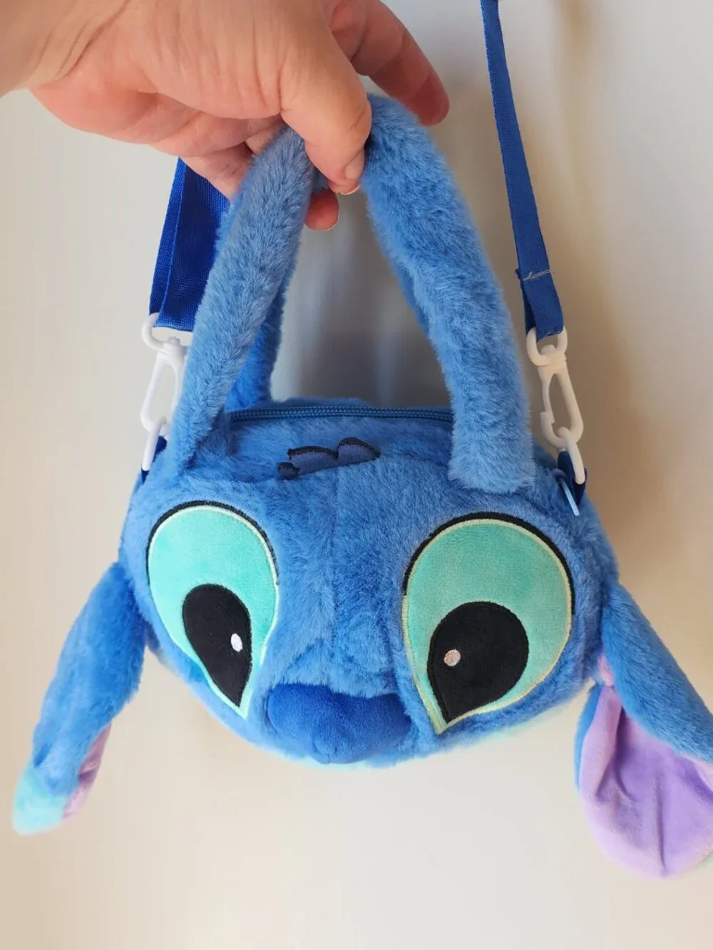 Stitch Plush Crossbody Bag, Adjustable Strap